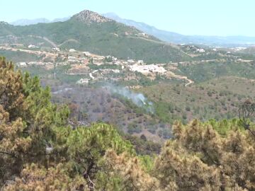Estabilizado el incendio en Sierra Bermeja