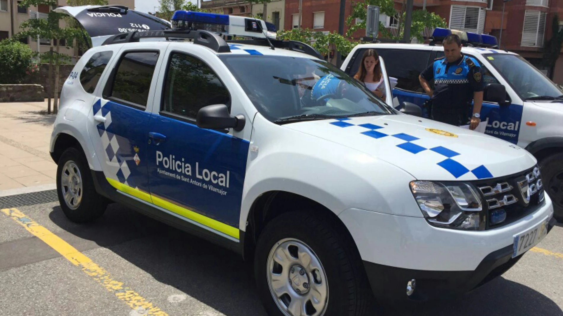 Coche de la Policía Local de Sant Antoni de Vilamajor