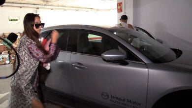 Julia Janeiro, la hija de Jesulín de Ubrique y María José Campanario, llega al hospital para conocer a su nuevo hermano