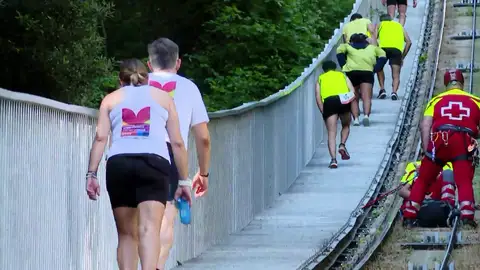 Carrera vertical de Montserrat Carrera vertical de Montserrat