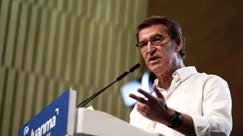 Alberto Núñez Feijóo en un acto de la campaña para las elecciones en Andalucía Alberto Núñez Feijóo en un acto de la campaña para las elecciones en Andalucía