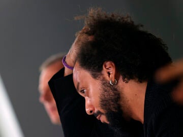 Marcelo se emociona en su despedida del Real Madrid
