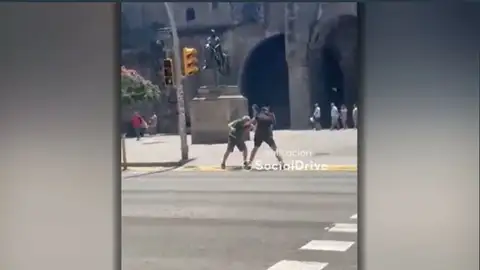 Brutal atraco en Barcelona Brutal atraco en Barcelona