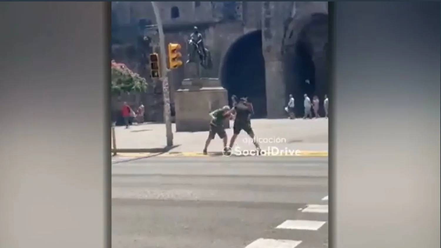 Brutal atraco en Barcelona Brutal atraco en Barcelona