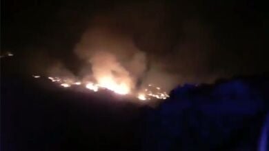 Estabilizado el incendio forestal de Pozoblanco, Córdoba