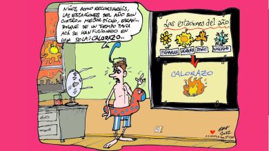 La ola de calor que asfixia España, en la viñeta gráfica de Alfredo Boto-Hervás