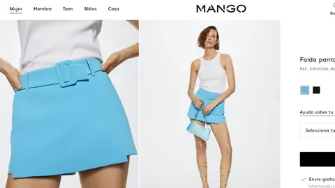 Falda pantalón Falda pantalón