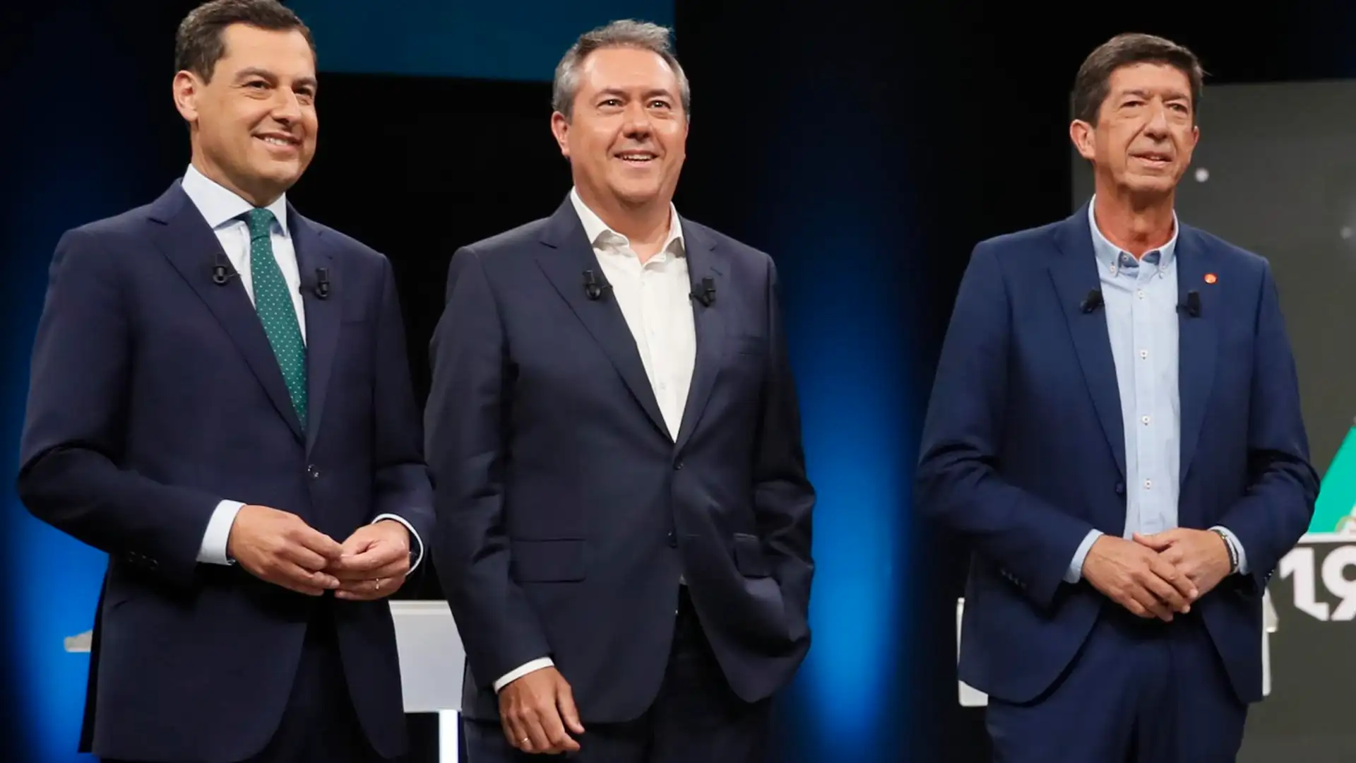 Algunos de los candidatos a las elecciones en Andaluc&iacute;a