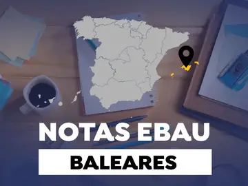 Notas de la EBAU en Baleares 2022 Notas de la EBAU en Baleares 2022