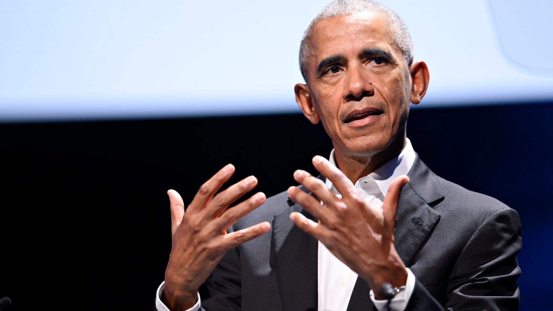 Todo lleno en M laga para ver a Barack Obama en la inauguraci n de un congreso tecnol gico