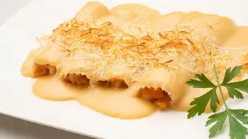 Receta de canelones de pescado y verdura, de Karlos Arguiñano Receta de canelones de pescado y verdura, de Karlos Arguiñano