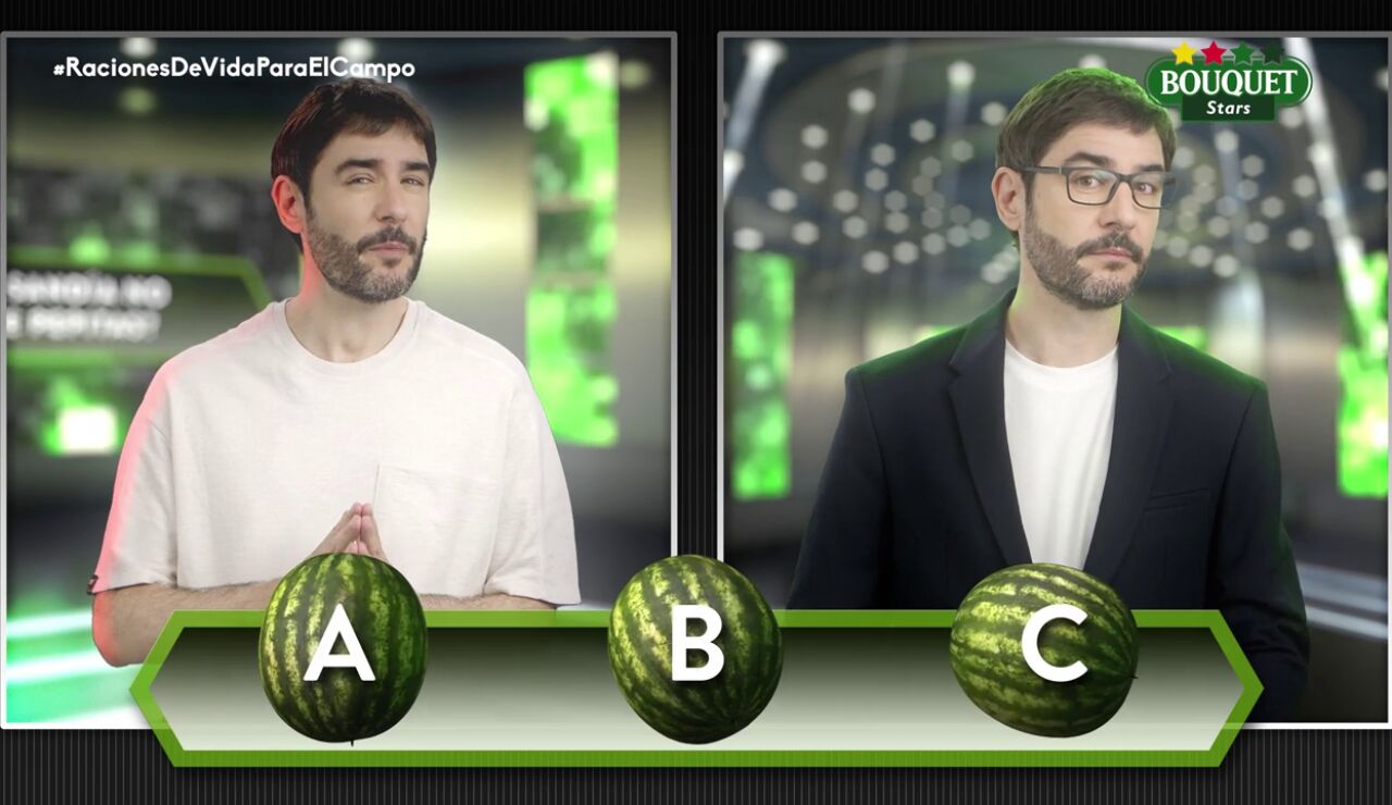 El test de Juanra Bonet: ¿cuál de estas sandías no tiene pepitas?