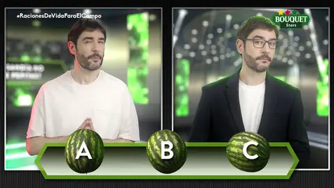 El test de Juanra Bonet: ¿cuál de estas sandías no tiene pepitas? El test de Juanra Bonet: ¿cuál de estas sandías no tiene pepitas?