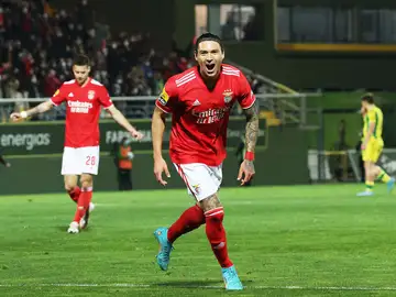 Darwin Núñez, en un partido con el Benfica Darwin Núñez, en un partido con el Benfica