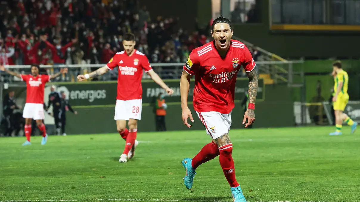 Darwin Núñez, en un partido con el Benfica Darwin Núñez, en un partido con el Benfica