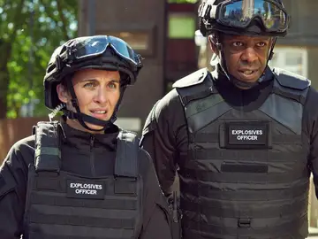 Vicky McClure y Adrian Lester en 'Trigger Point: fuera de control' Vicky McClure y Adrian Lester en 'Trigger Point: fuera de control'
