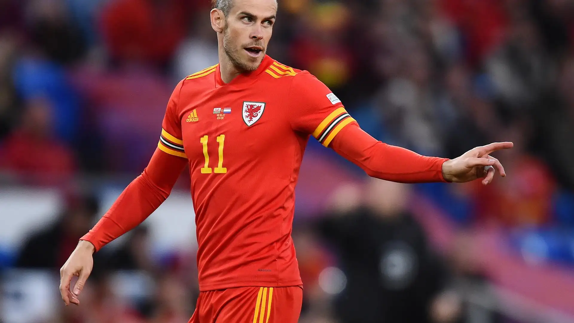 Gareth Bale, con Gales