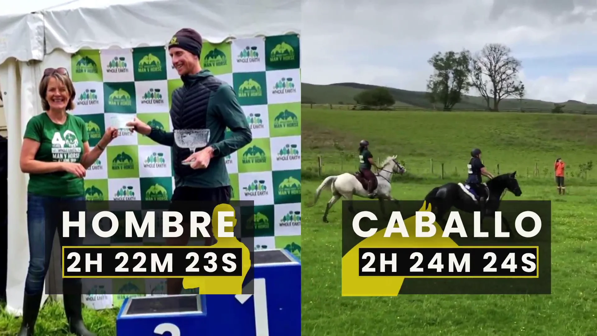 El hombre que corre más rápido que un caballo El hombre que corre más rápido que un caballo