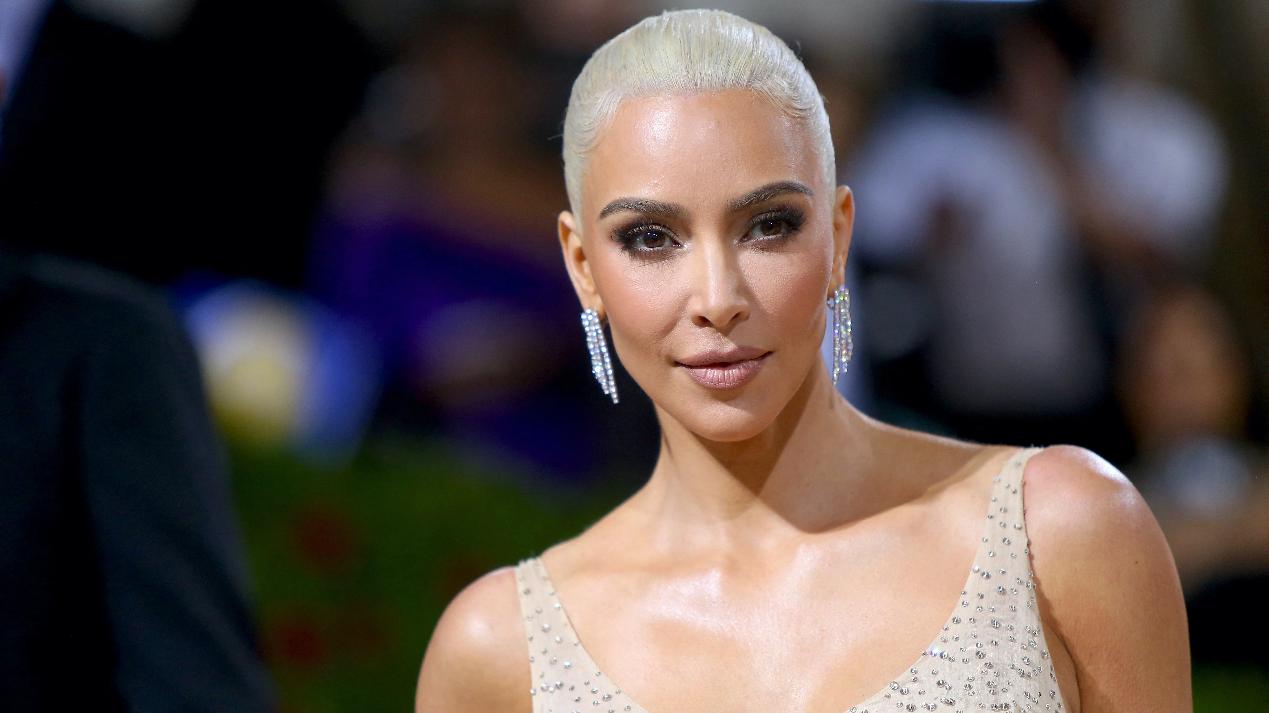 Kim Kardashian en la Met Gala 2022. Kim Kardashian en la Met Gala 2022.