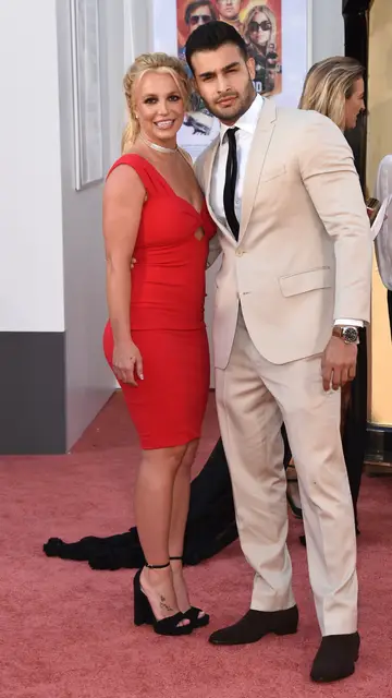 Britney Spears junto a su marido, Sam Asghari Britney Spears junto a su marido, Sam Asghari