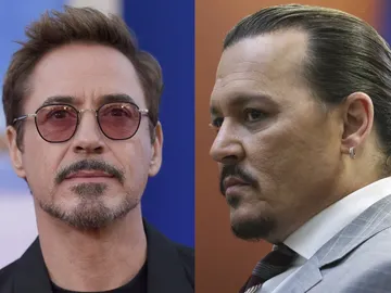 Robert Downey Jr. y Johnny Depp Robert Downey Jr. y Johnny Depp