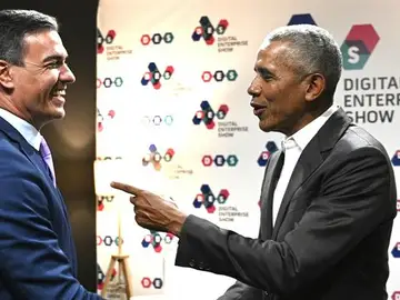 Pedro Sánchez y Barack Obama se encuentran en Málaga