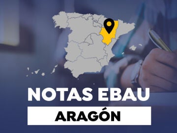 Notas de la EVAU en Aragón