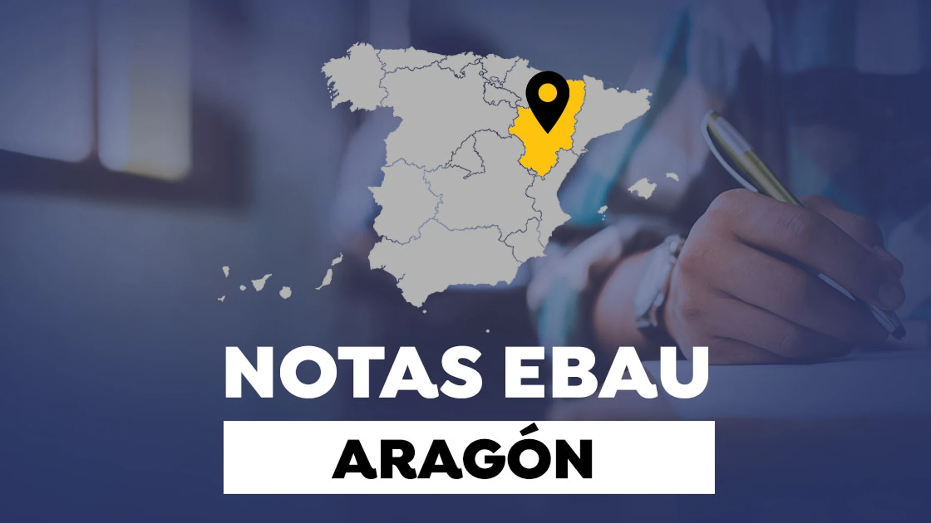 Notas de la EVAU en Aragón
