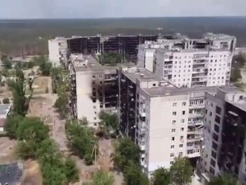 Destrucción en Severodonetsk