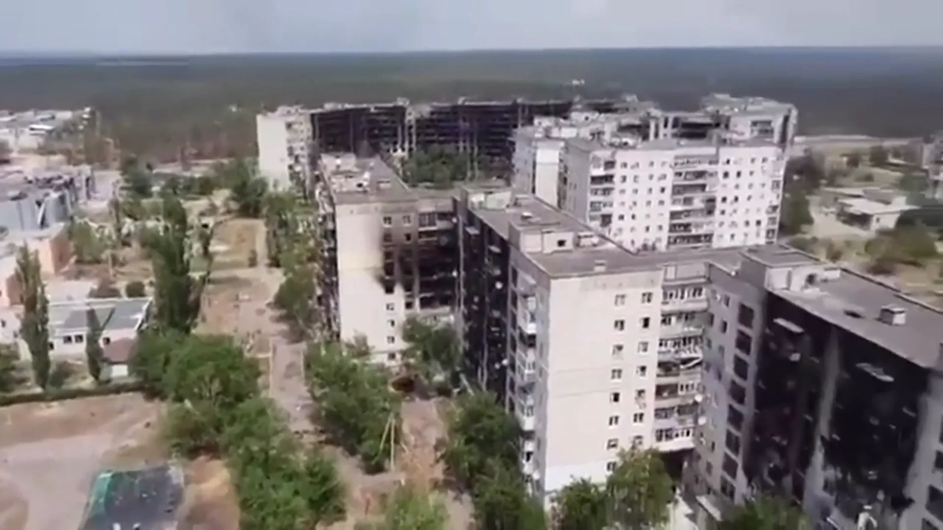 Destrucción en Severodonetsk