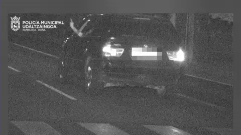 Un conductor hace una 'peineta' al radar Un conductor hace una 'peineta' al radar
