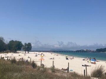 Una playa de Vigo