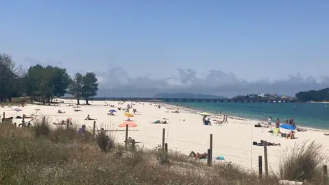 Una playa de Vigo Una playa de Vigo