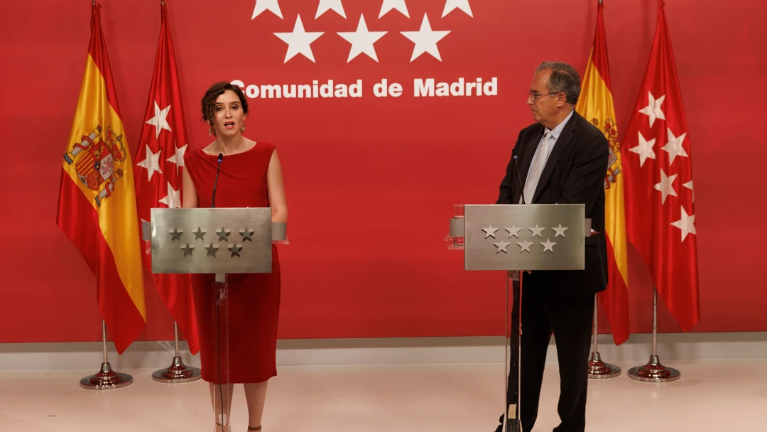 Isabel Díaz Ayuso y Enrique Ossorio Isabel Díaz Ayuso y Enrique Ossorio