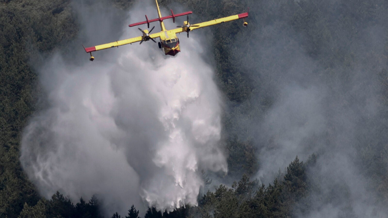 Tres nuevos incendios declarados en Navarra, Lleida y Teruel en plena alerta por temperaturas extremas