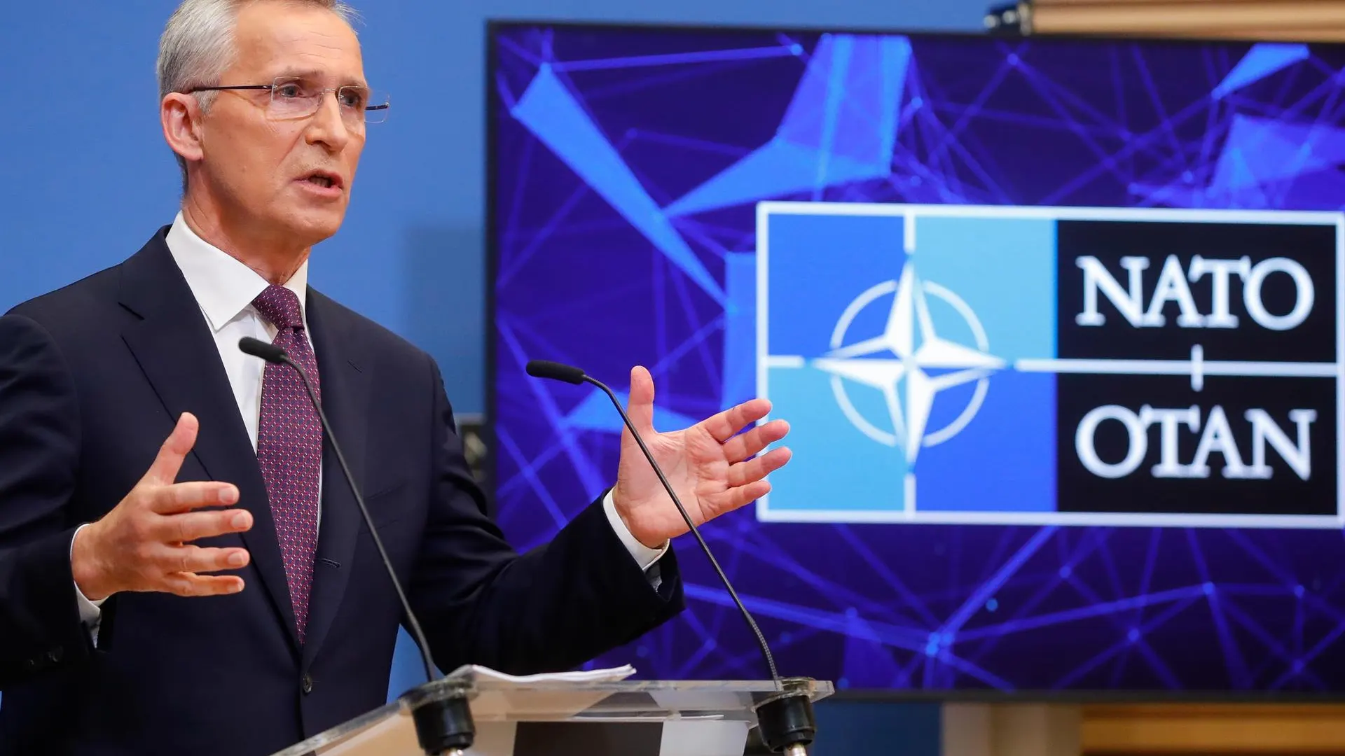 El secretario general de la OTAN, Jens Stoltenberg