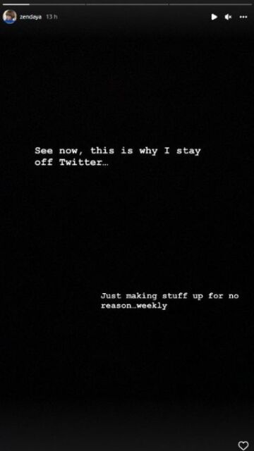 Captura de la respuesta de Zendaya