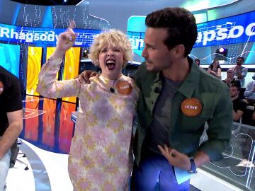 Locura total en &lsquo;Pasapalabra&rsquo;: Jaime Astrain y Tania Llasera se desmelenan con Queen 
