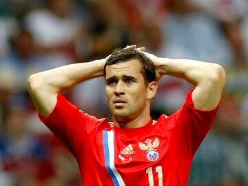 El excapitán de la selección rusa de fútbol, Igor Denisov