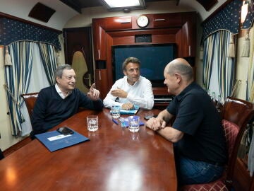 Macron, Scholz y Draghi viajan a Ucrania 
