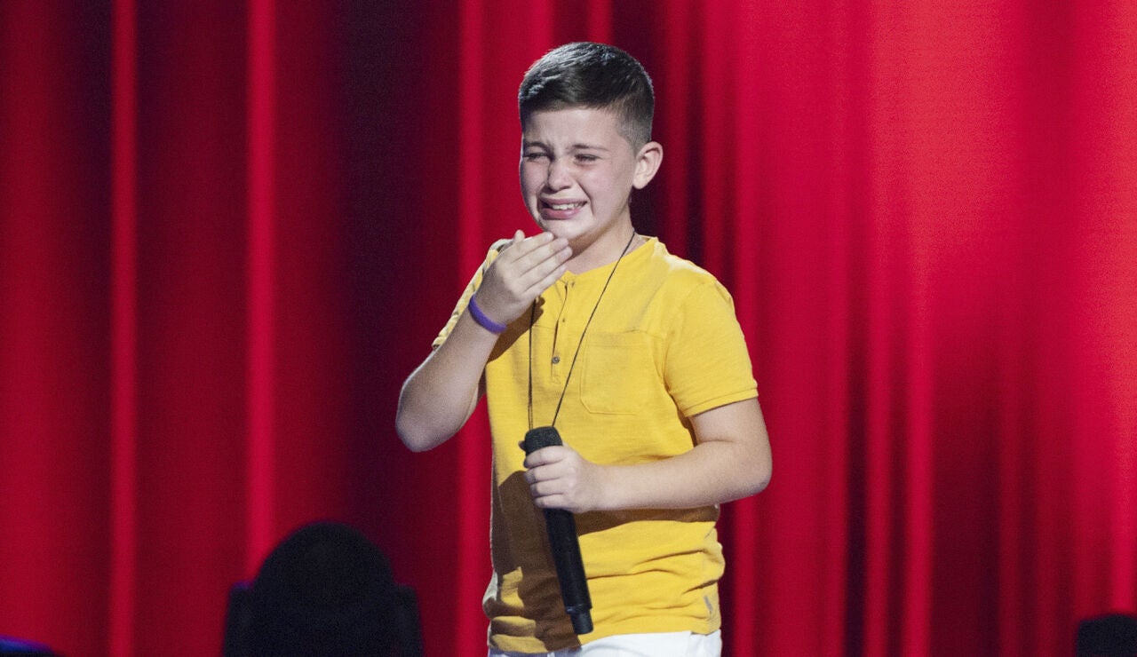 Joel Tena estalla a llorar al ver girarse a Sebastián Yatra en las Audiciones a ciegas de ‘La Voz Kids’ 