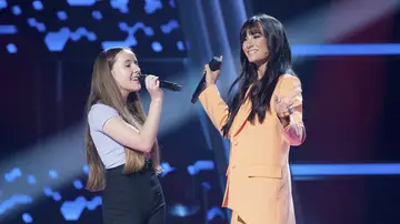 Aitana y Elia Camí impresionan cantando a dúo ‘11 razones’ en ‘La Voz Kids’ 