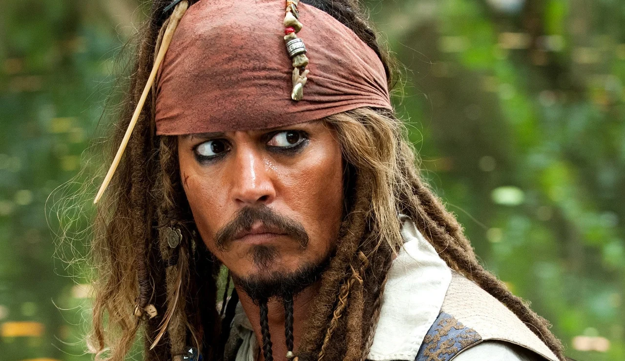 Johnny Depp como Jack Sparrow en &#39;Piratas del Caribe&#39;
