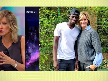 Susanna Griso con su hijo adoptivo. Susanna Griso con su hijo adoptivo.