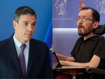 Pedro Sánchez y Echenique