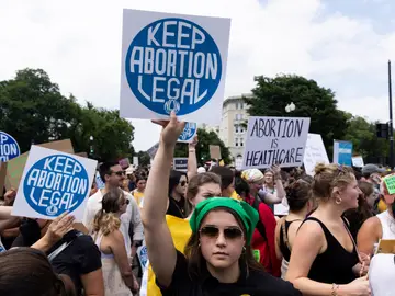Protestas masivas por la derogación del derecho al aborto Protestas masivas por la derogación del derecho al aborto