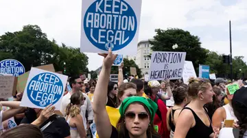 Protestas masivas por la derogación del derecho al aborto Protestas masivas por la derogación del derecho al aborto