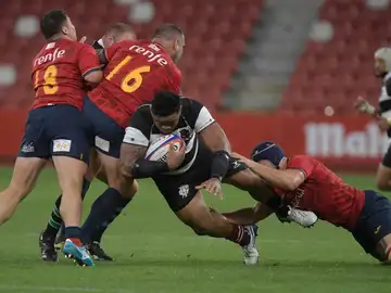 Un partido amistoso de la selección española de rugby Un partido amistoso de la selección española de rugby