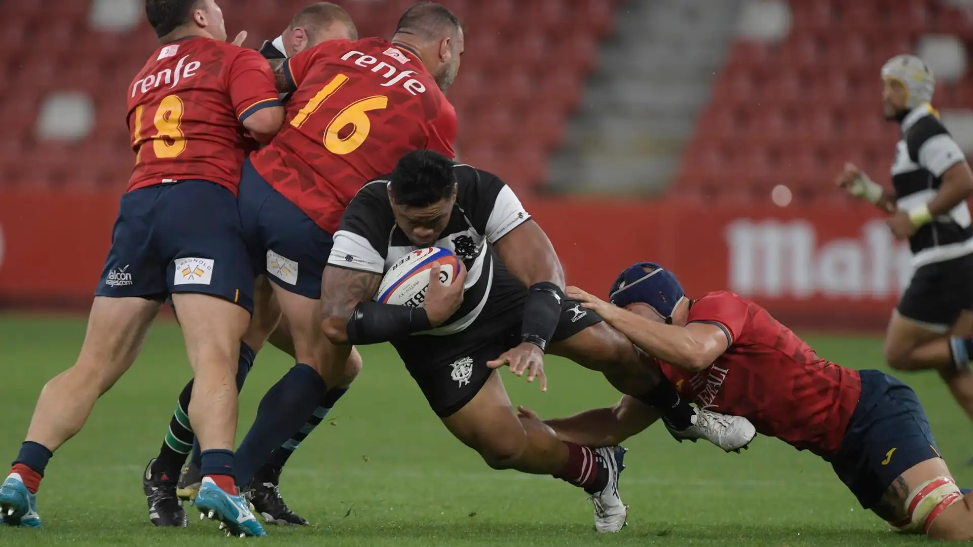 Un partido amistoso de la selección española de rugby Un partido amistoso de la selección española de rugby