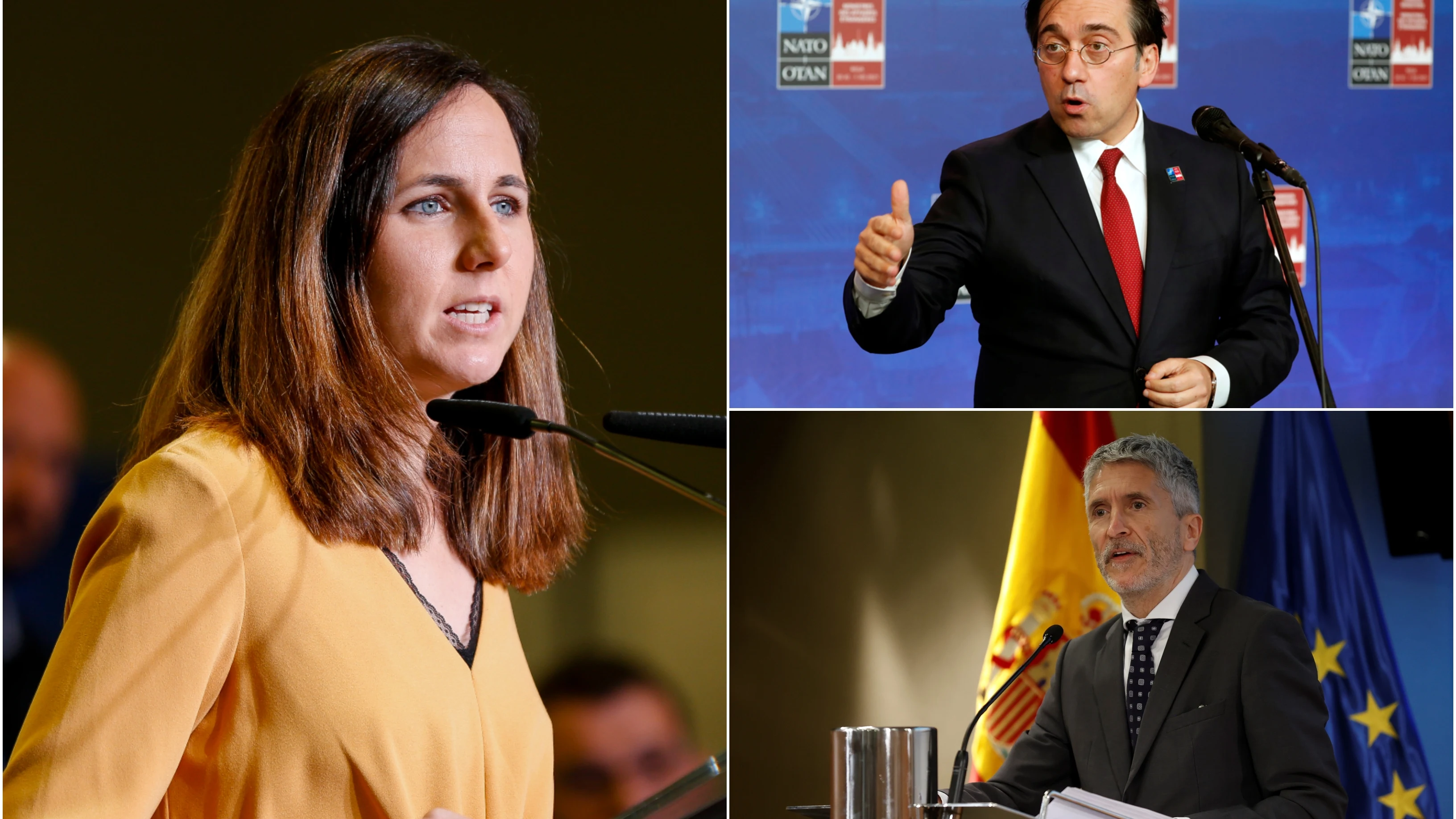 Exclusiva: Belarra pide a Albares y Marlaska impulsar una "investigación independiente" por las muertes en la frontera de Melilla Exclusiva: Belarra pide a Albares y Marlaska impulsar una "investigación independiente" por las muertes en la frontera de Melilla